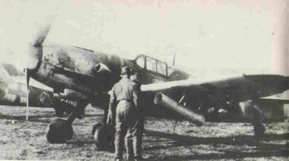 Bf 109 G-6/R2 mit Abschussrohren fr Werfergranate 21 cm